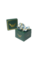 Aqua Butter Paisley Pocket Square