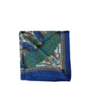 Peacock Royale Pocket Square