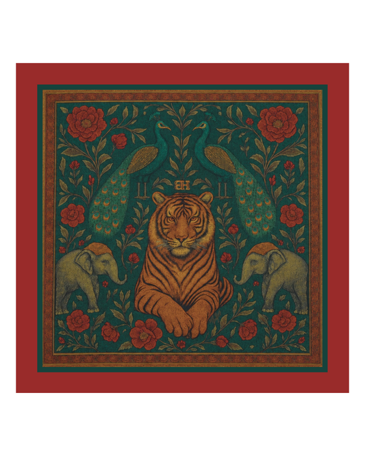 The Royal Menagerie Pocket Square