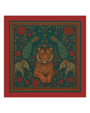 The Royal Menagerie Pocket Square