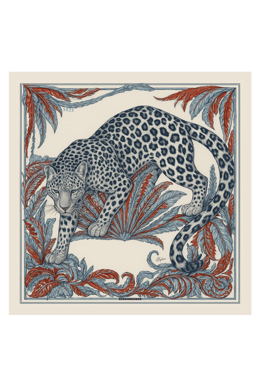 Leopard Dominion Pocket Square