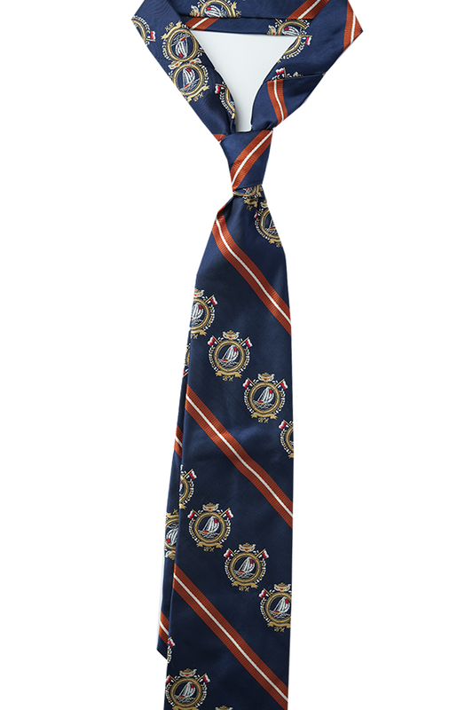 Nautical Miles Navy And Rust Tie Set