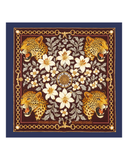 The Leopard Jardin Pocket Square