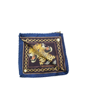 The Leopard Jardin Pocket Square