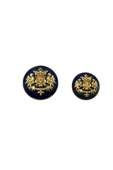 Coat of Arms Navy Button Set ( Set 7 big and 6 small )