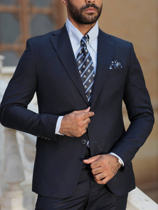 Felluca Blue Tie Set