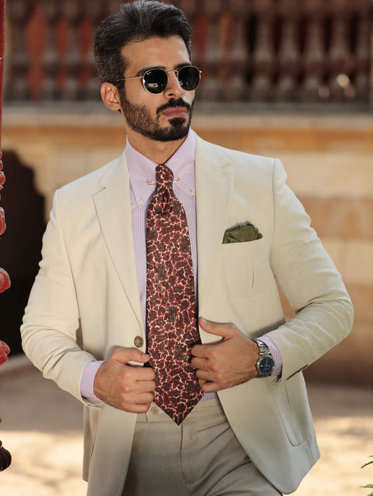 Small Paisley Silk Tie Set