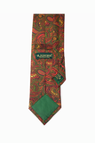 Ox Red Barbuda Paisley Silk Tie Set