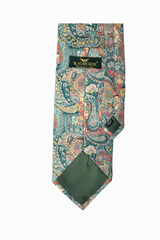Verdigris Paisley Twill Tie Set