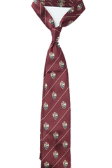 BH Maroon Striped Tie Set