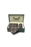 Bottle Green Jockey Twill Tie Set
