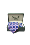 Floral Medallion Twill Tie Set