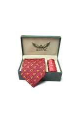 Whimsical Animal Twill Tie Set