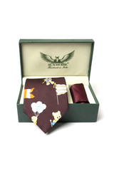 Piccolo Sailor Bear Silk Tie Set