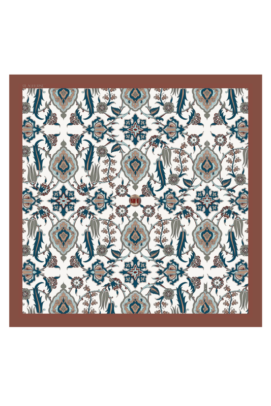 Ivory Dynasty Pocket Square