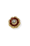 Artisan Burgundy Petal Button Set ( Set 7 big and 6 small )