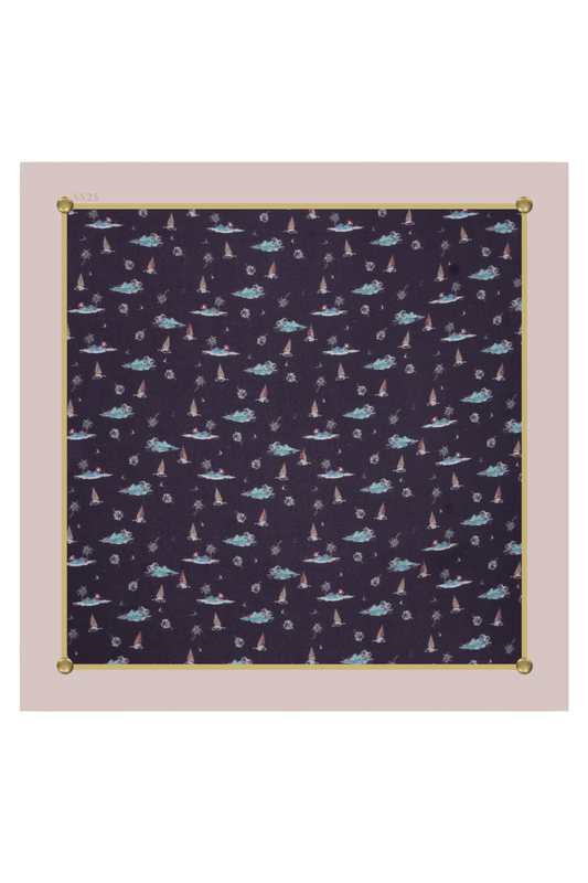 Mariner's Night Pocket Square