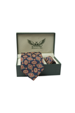 Vintage Mandala Navy Tie Set
