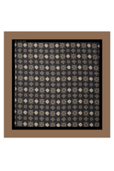 Black Medallion Pocket Square