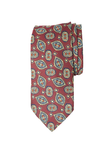 Vintage Mandala Burgundy Tie Set