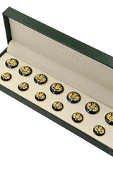 Coat of Arms Navy Button Set ( Set 7 big and 6 small )