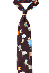 Piccolo Sailor Bear Silk Tie Set