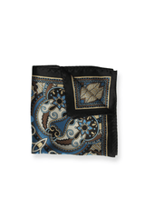 Azure Sultanate Pocket Square