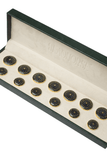 Midnight Lattice Medallion Button Set ( Set 7 big and 6 small )