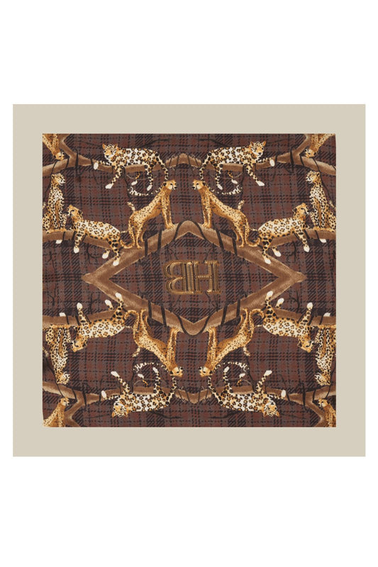BH Wild Cat Family Pocket Square