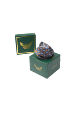 Navy Mosaic Pocket Square