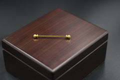 Golden Collar Bar with Ball End