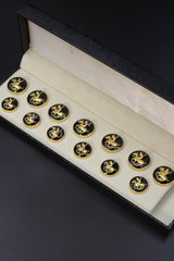 Polo Black Button Set ( Set 7 big and 6 small )