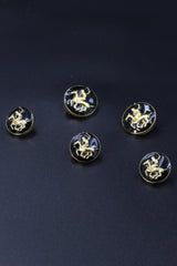 Polo Black Button Set ( Set 7 big and 6 small )