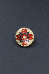 Rajputana Beige Blue Button Set ( Set 7 big and 6 small )