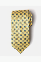 Lemoncello Mandala Silk Tie Set