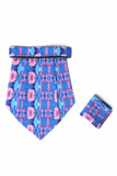 Multicolored Floral Pattern Cravat
