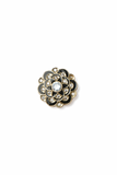 Antique Crystal Bloom Button Set ( Set 7 big and 6 small )