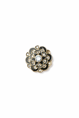 Antique Crystal Bloom Button Set ( Set 7 big and 6 small )
