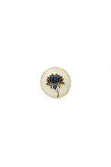 Azure Lotus Cufflinks