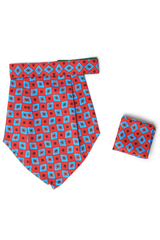 Orange Rust Abstract Cravat