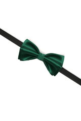 Emerald Green Satin Bow Tie
