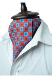 Orange Rust Abstract Cravat