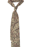 Geometric Totem Twill Tie Set