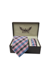 Pastel Tartan Cashmere Tie Set