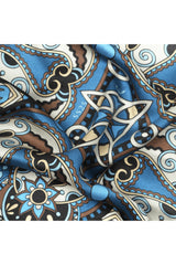 Azure Sultanate Pocket Square