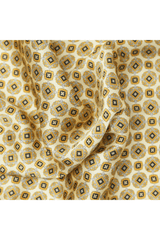 Lemon Medallion Pocket Square