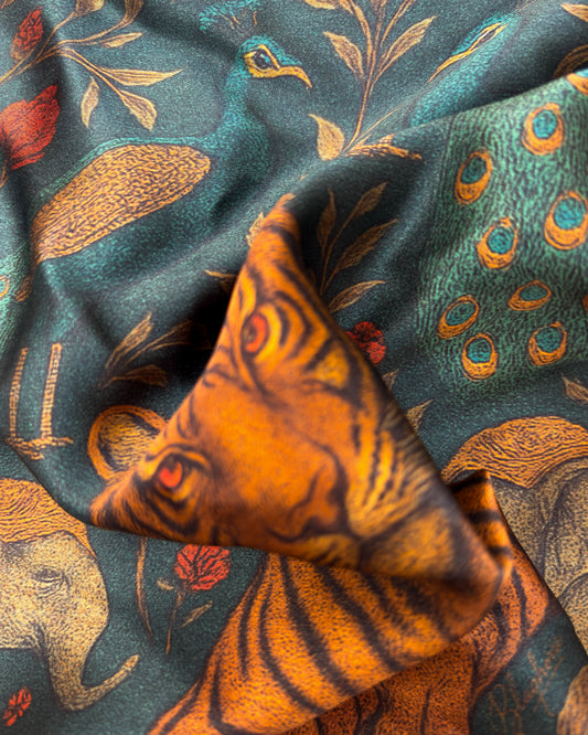 The Royal Menagerie Pocket Square