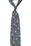 Boteh Brown Twill Tie Set