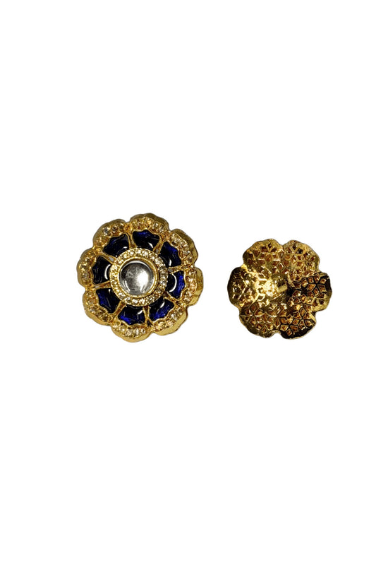 Artisan Sapphire Petal Button Set ( Set 7 big and 6 small )