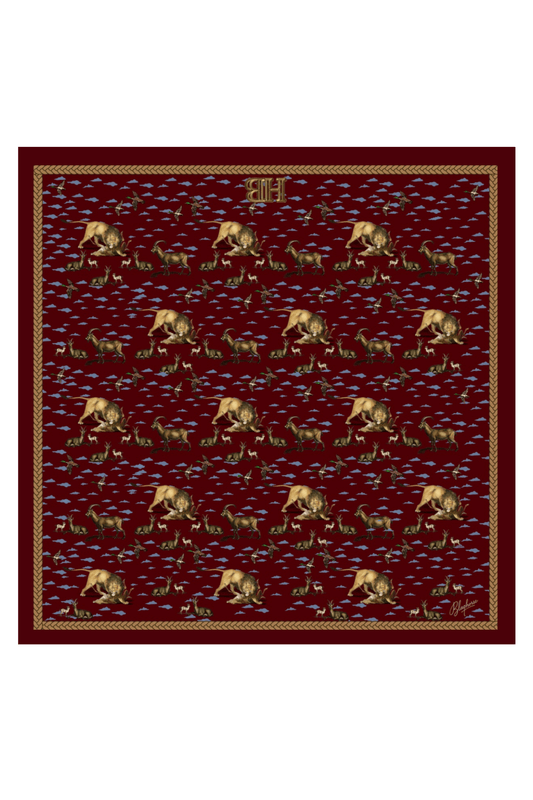 The Hunt Pocket Square